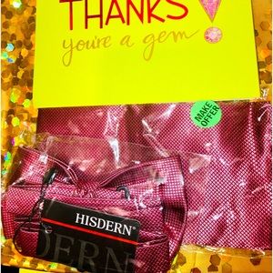 Birgundy Hisdern tie set